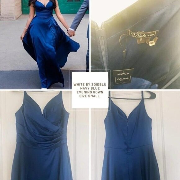 Navy Blue Engagement Gown​​